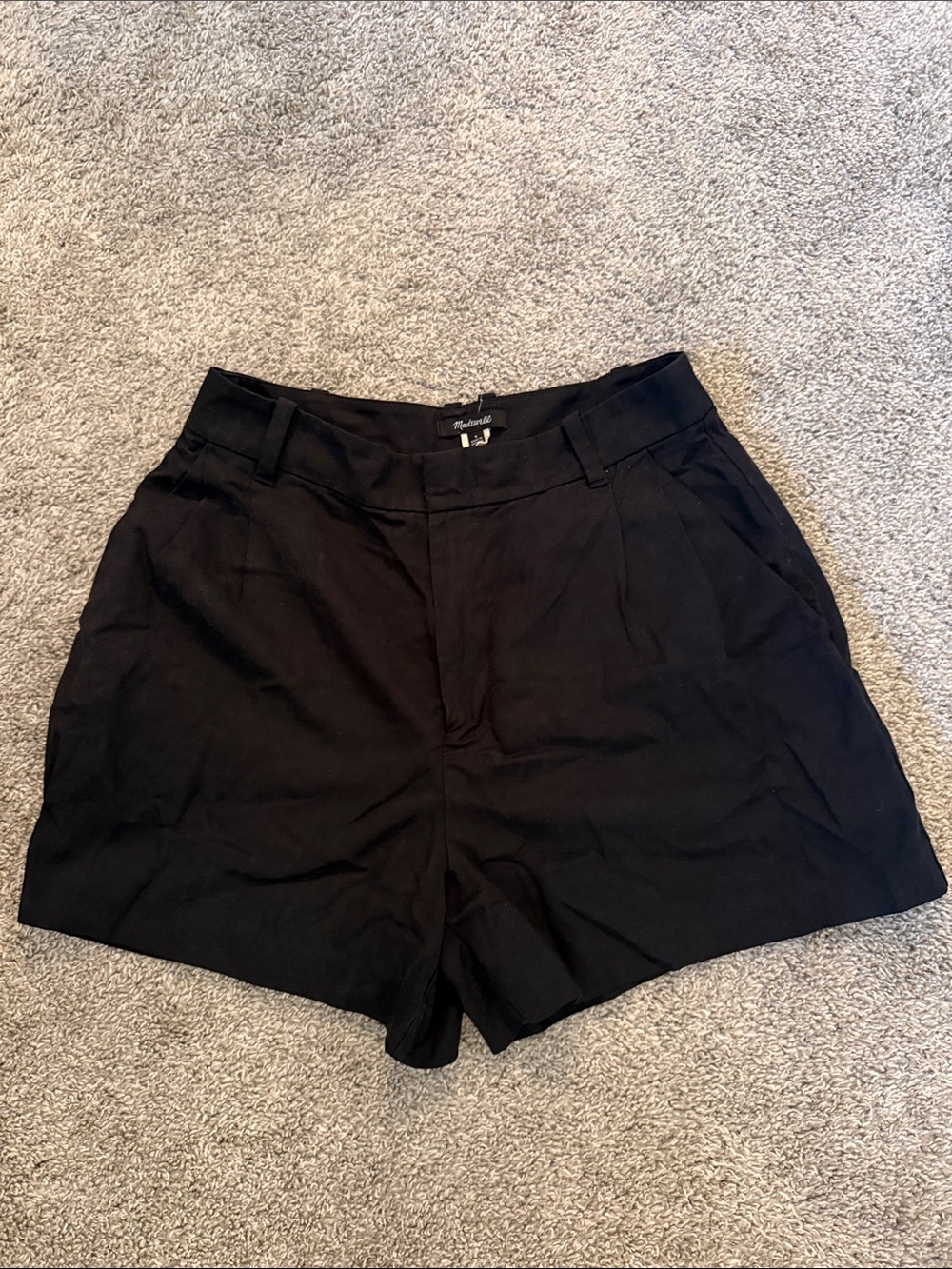 Madewell Linen High-Rise Shorts